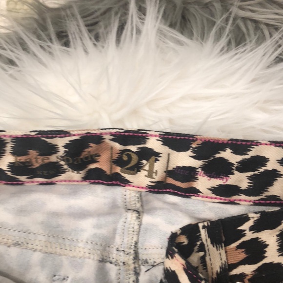 Kate spade leopard jeans - Picture 2 of 8